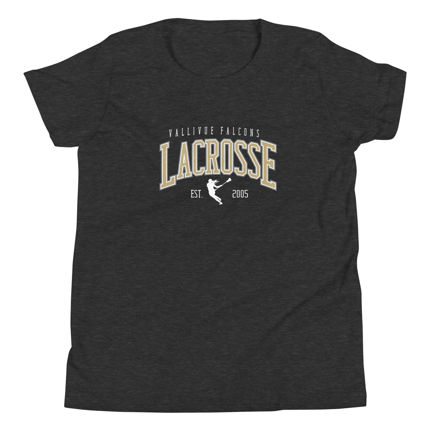 Youth Vallivue Lacrosse Bella + Canvas T-Shirt