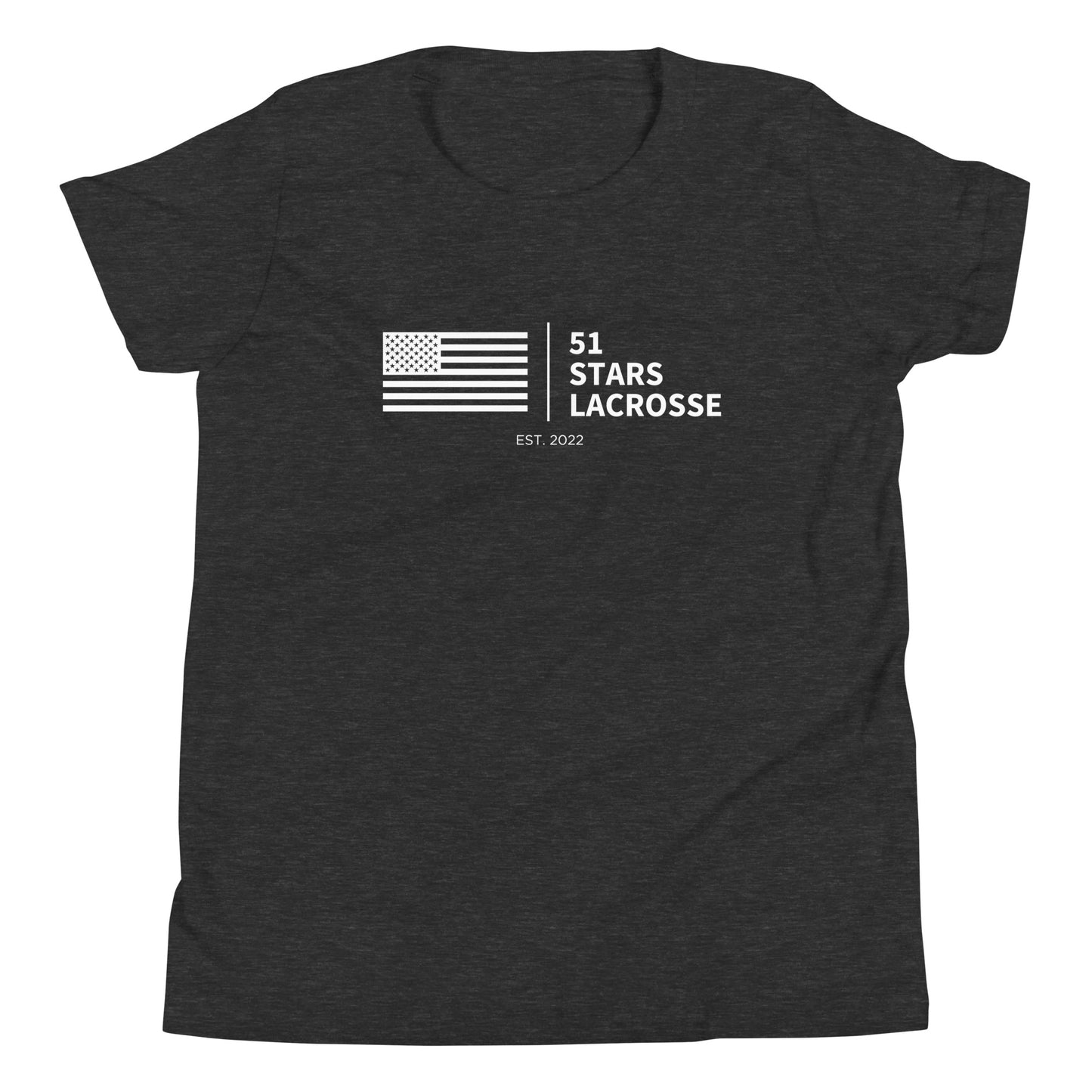 Youth 51 Stars Lacrosse Bella + Canvas T-shirt