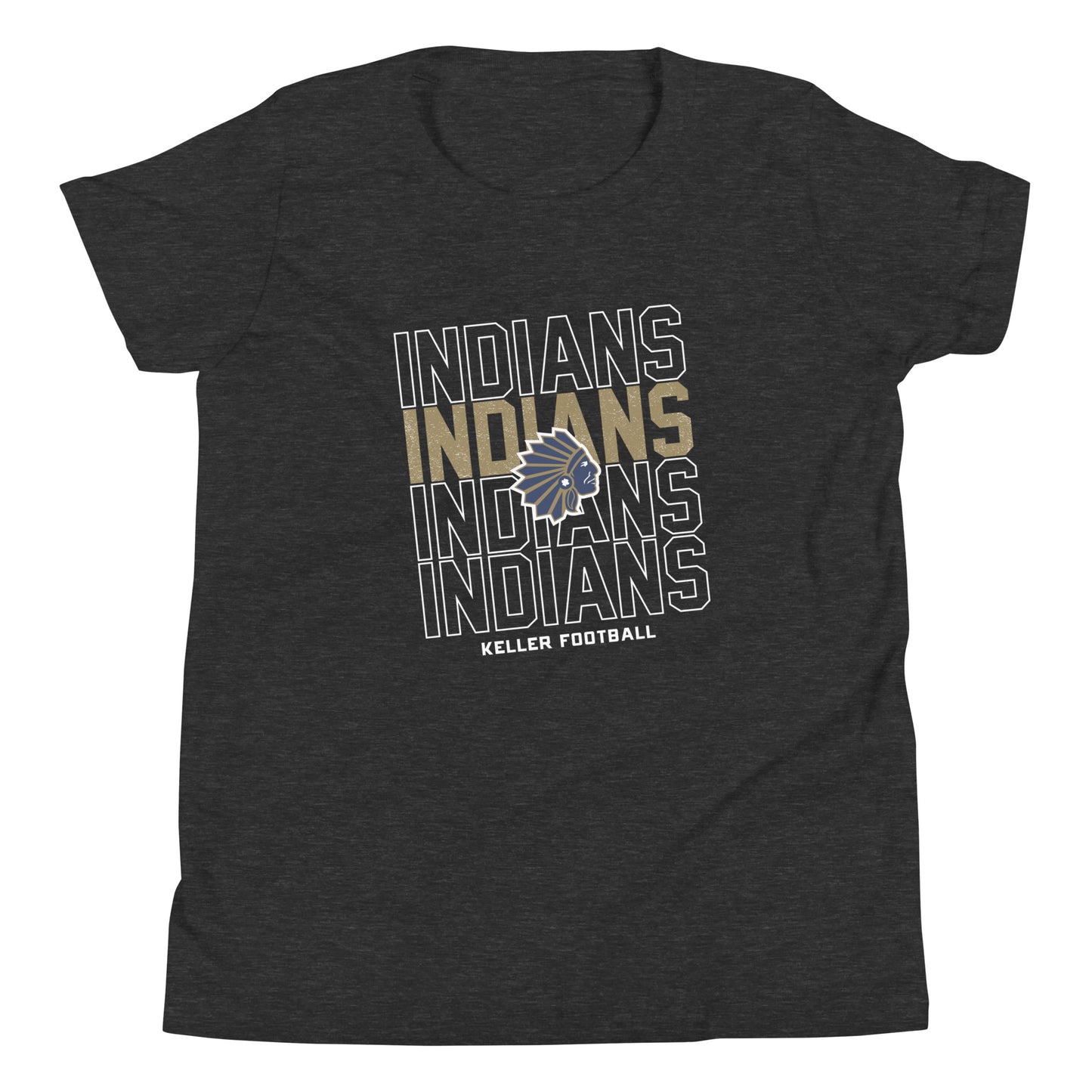 Youth Keller Football Bella + Canvas T-Shirt