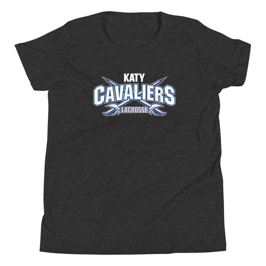 Youth Katy Cavaliers Lacrosse Bella + Canvas T-Shirt