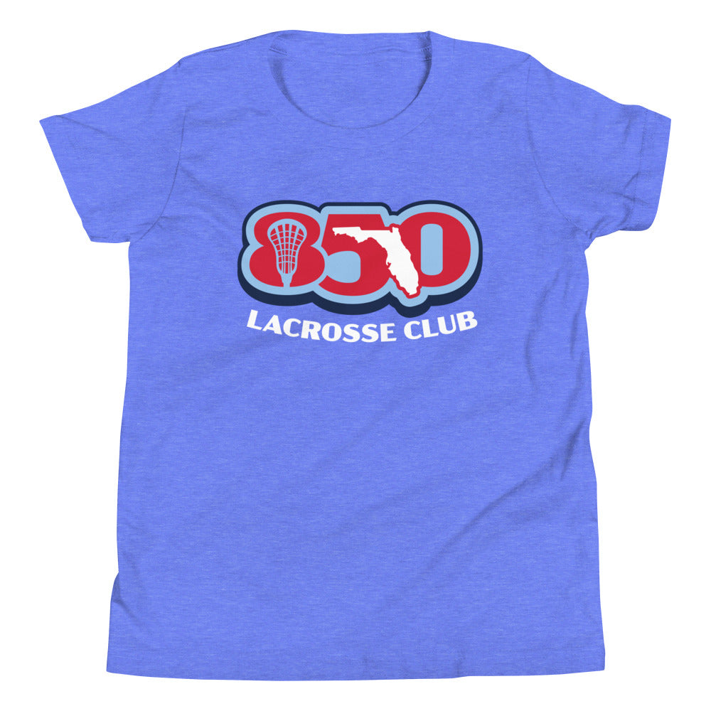 Youth 850 Lacrosse Bella + Canvas T-shirt