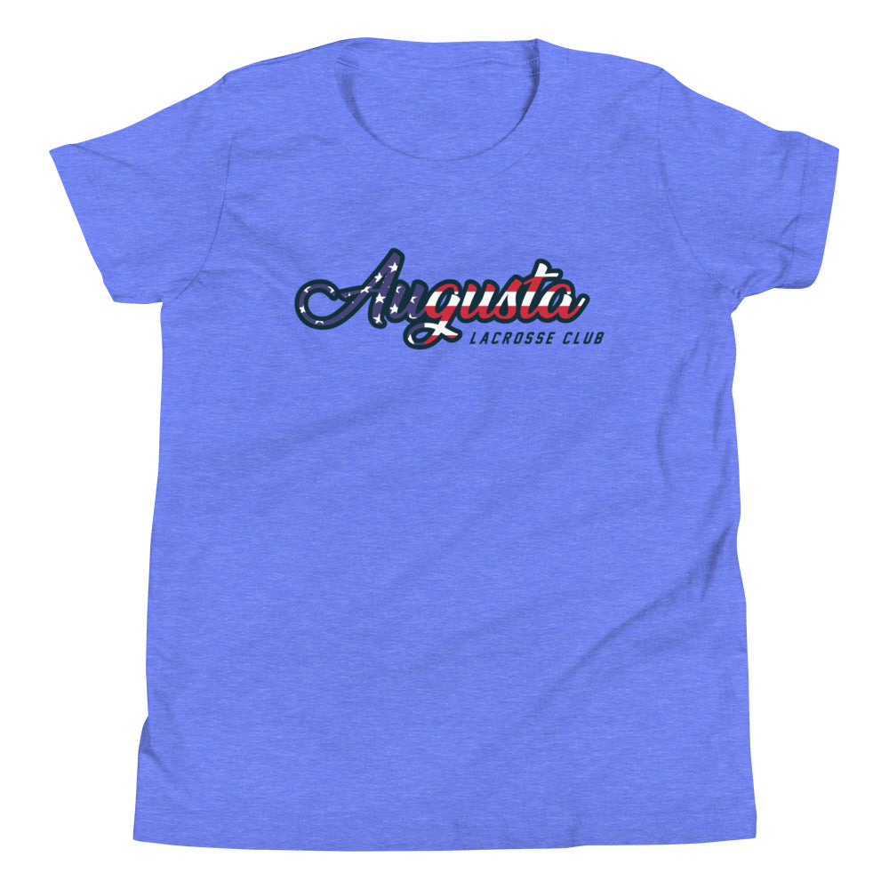 Youth Augusta Lacrosse  USA Bella + Canvas T-shirt