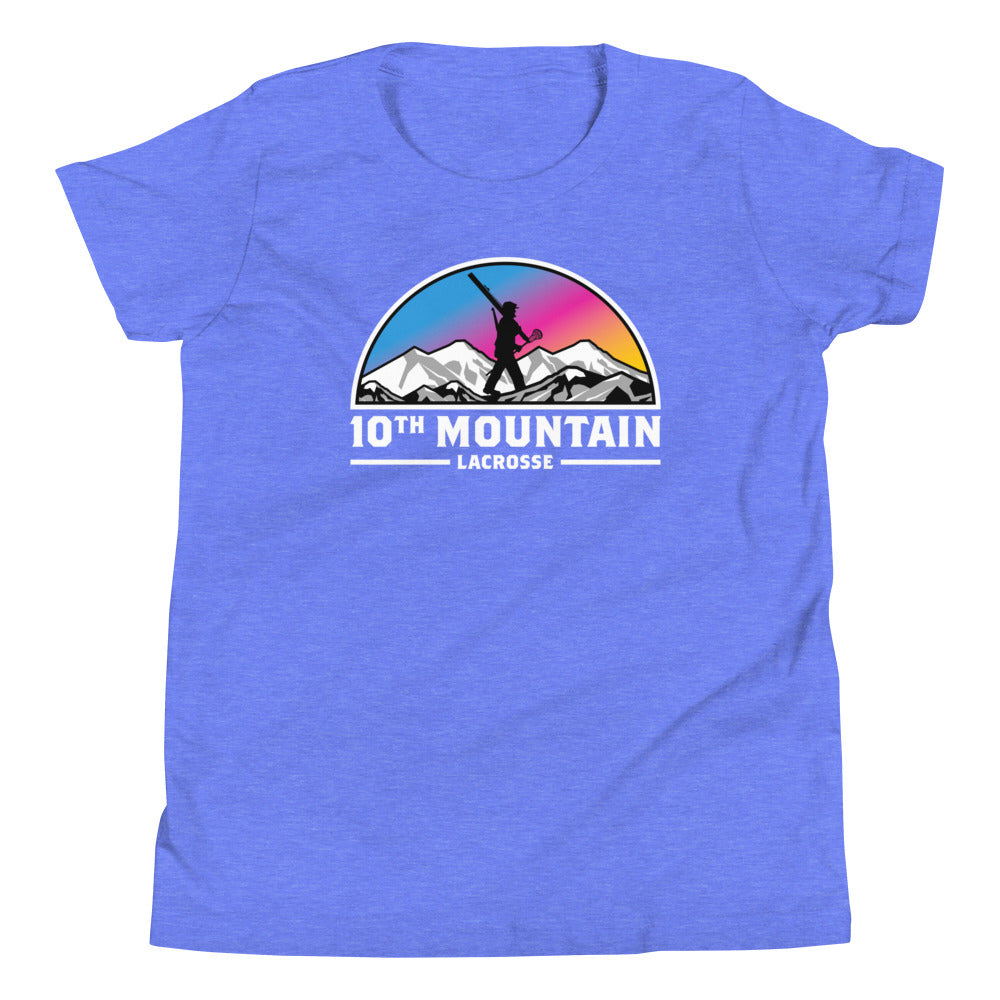 Youth 10th Mountain Lacrosse Bella + Canvas T-Shirt