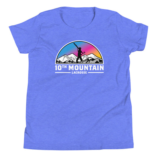 Youth 10th Mountain Lacrosse Bella + Canvas T-Shirt