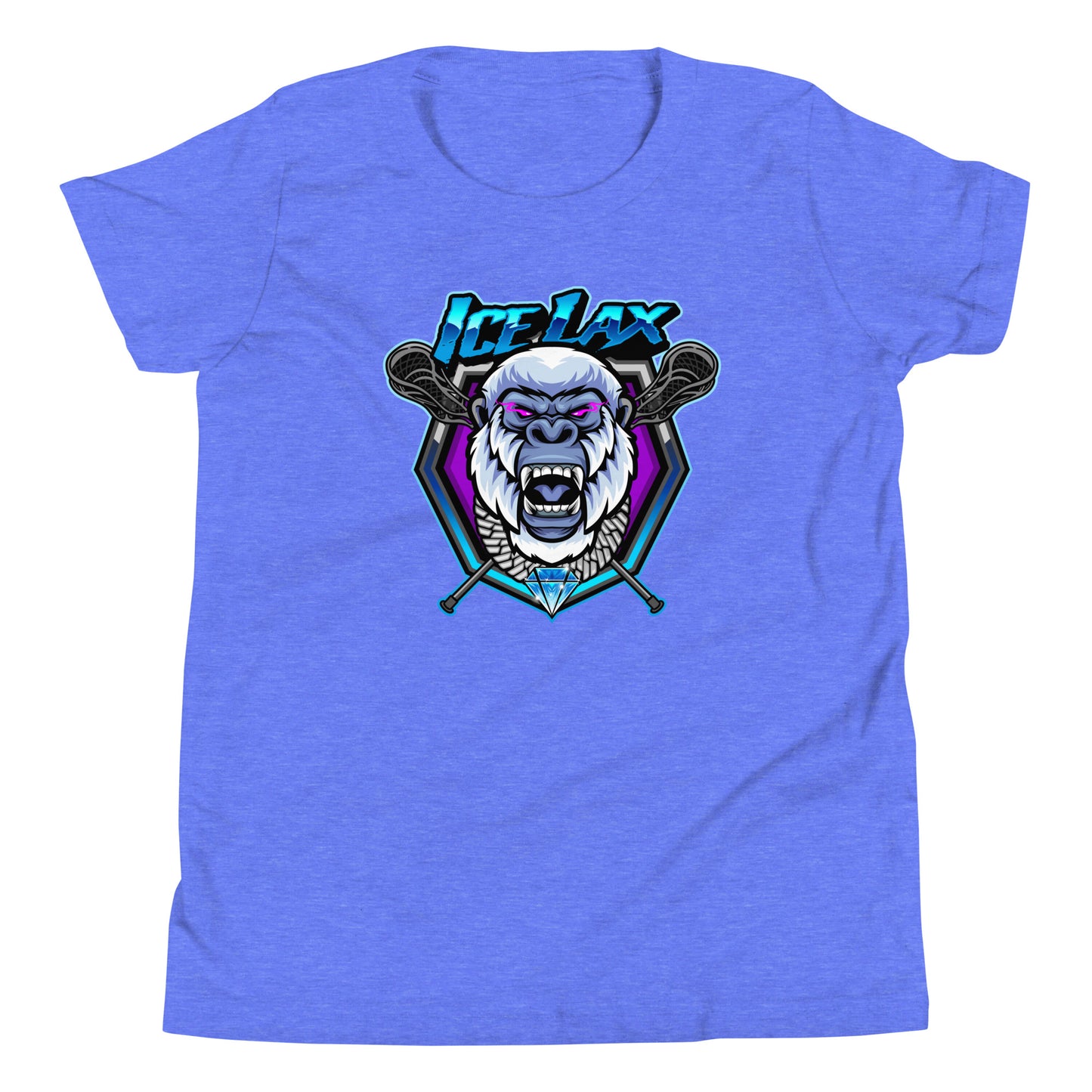Youth ICE LAX Bella + Canvas T-shirt