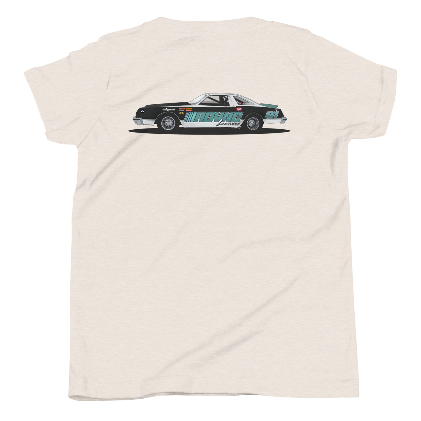 Youth ADVNC Lacrosse Bella + Canvas T-Shirt - Racecar