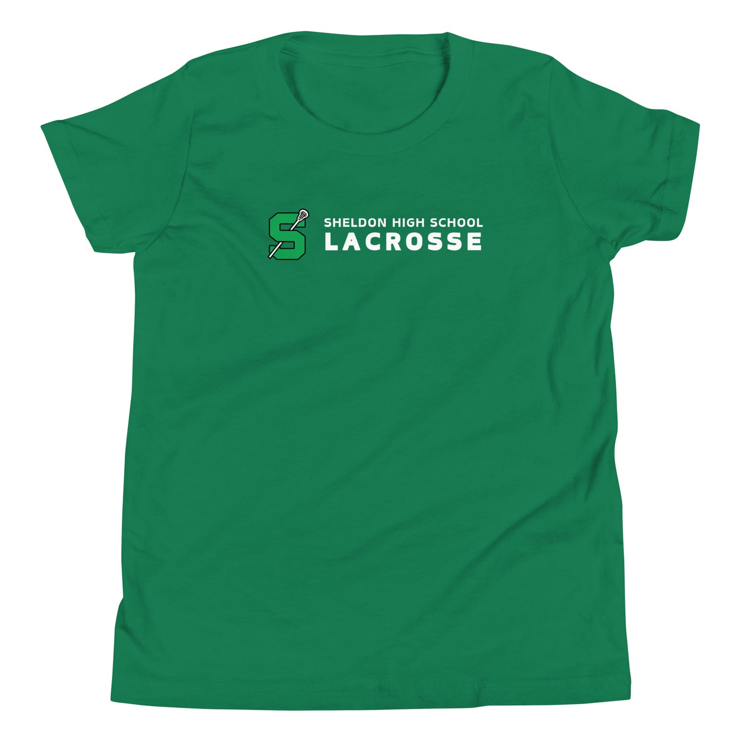 Youth Sheldon Boys and Girls Lacrosse Bella + Canvas T-shirt