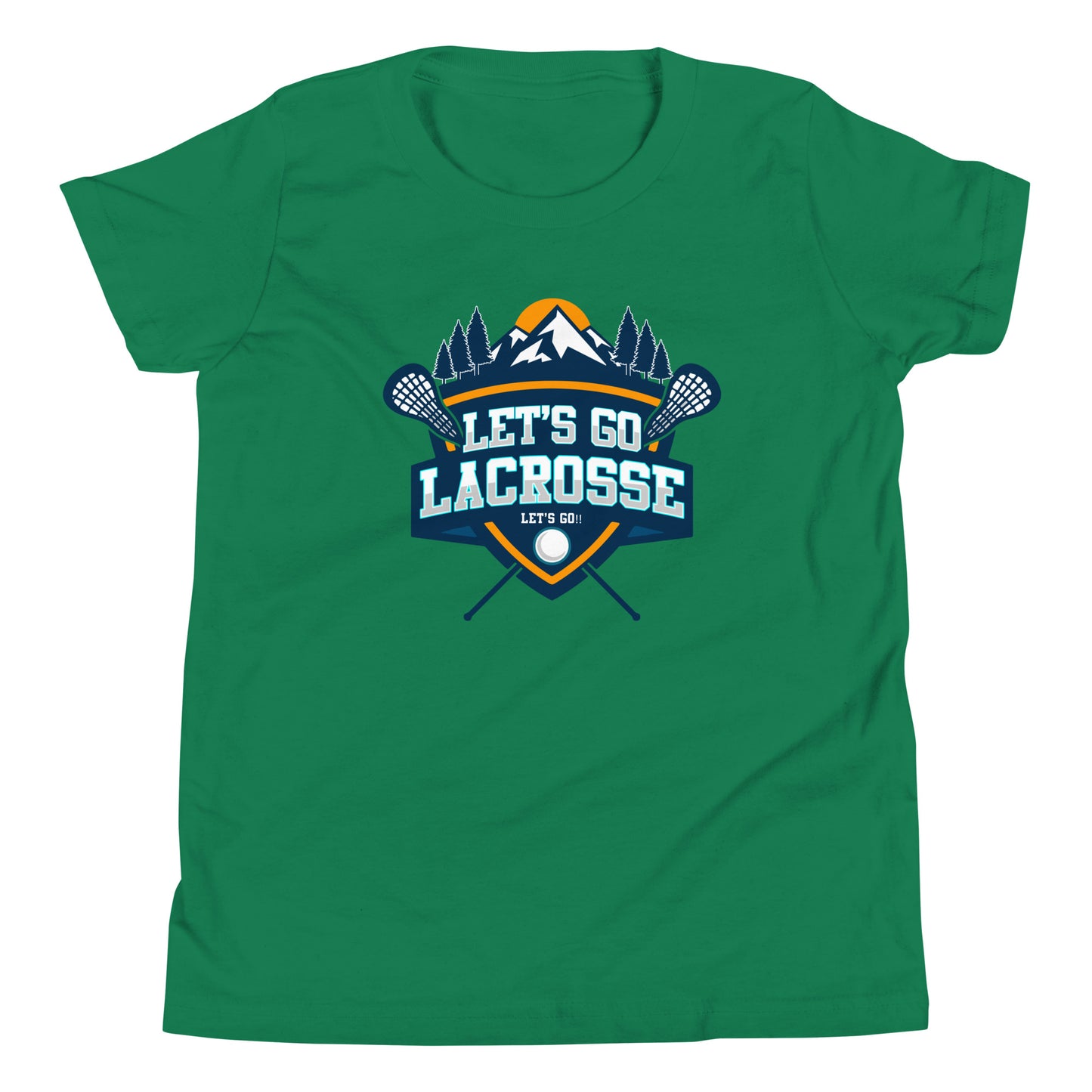 Youth Let's Go Lacrosse Bella + Canvas T-shirt