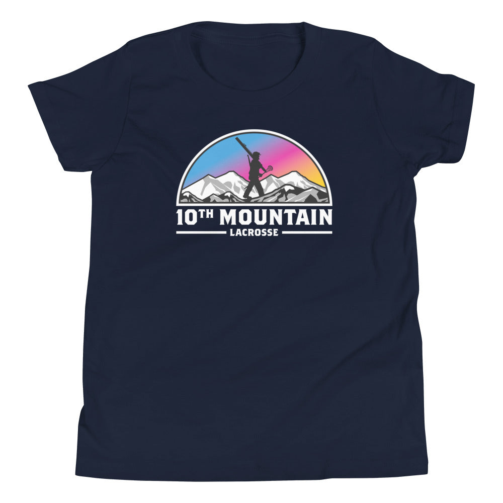 Youth 10th Mountain Lacrosse Bella + Canvas T-Shirt
