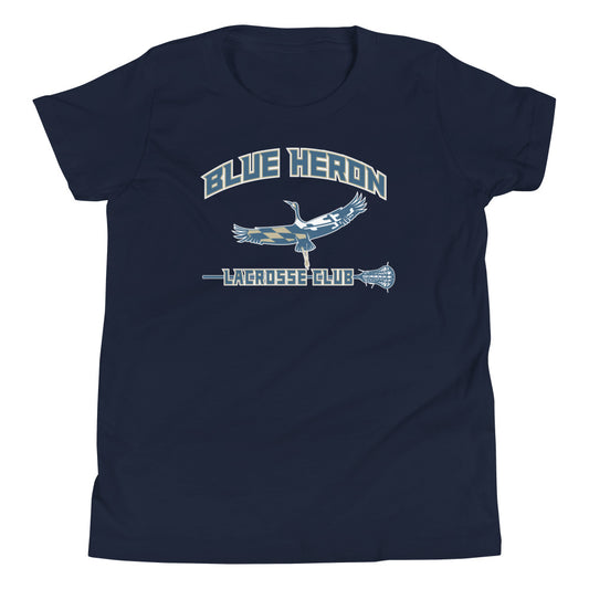 Youth Blue Heron Lacrosse Bella + Canvas T-Shirt