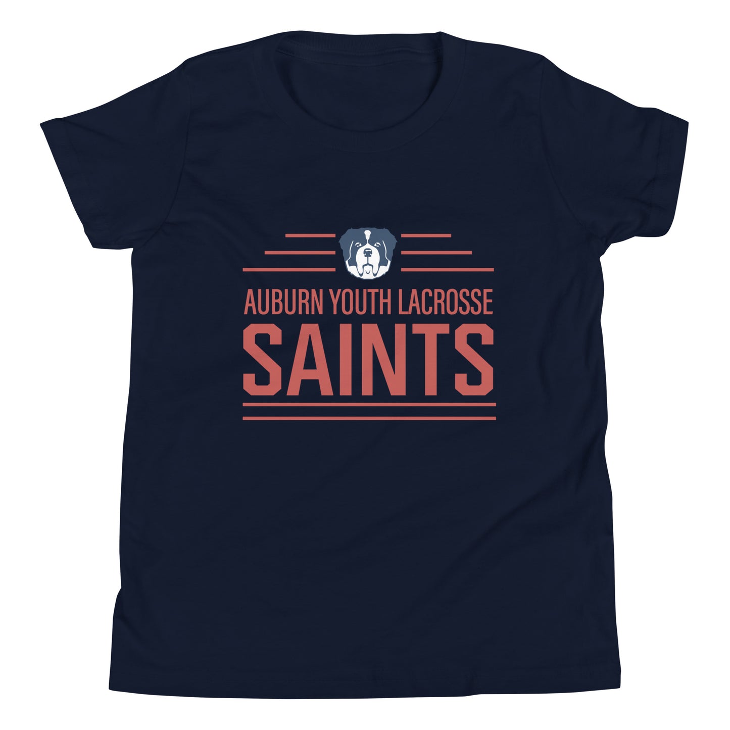 Youth Auburn Lacrosse Bella + Canvas T-shirt