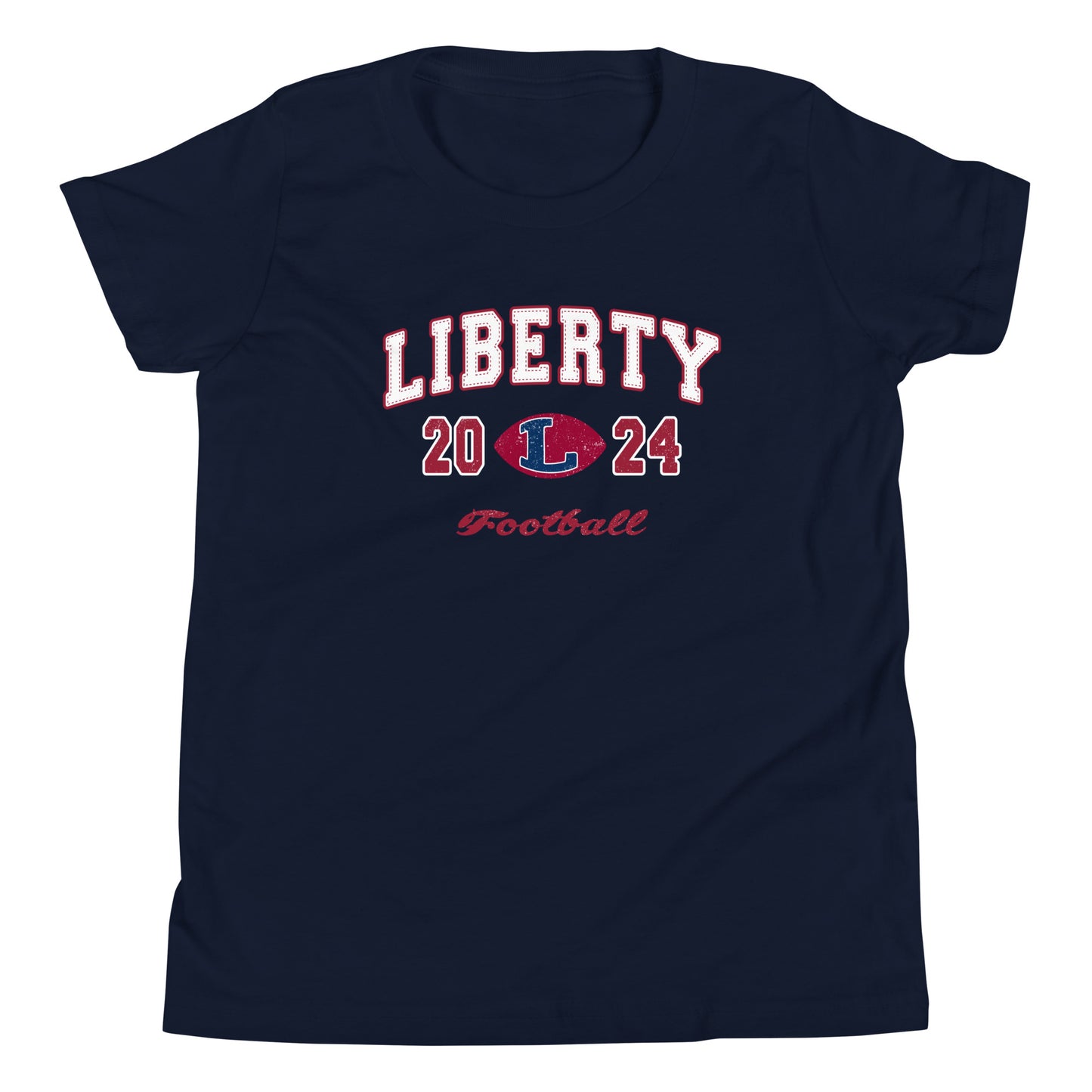 Youth Liberty Football Bella + Canvas T-shirt