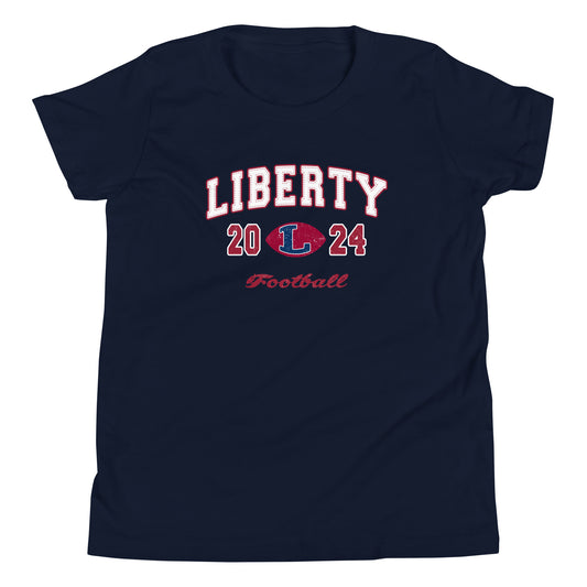 Youth Liberty Football Bella + Canvas T-shirt