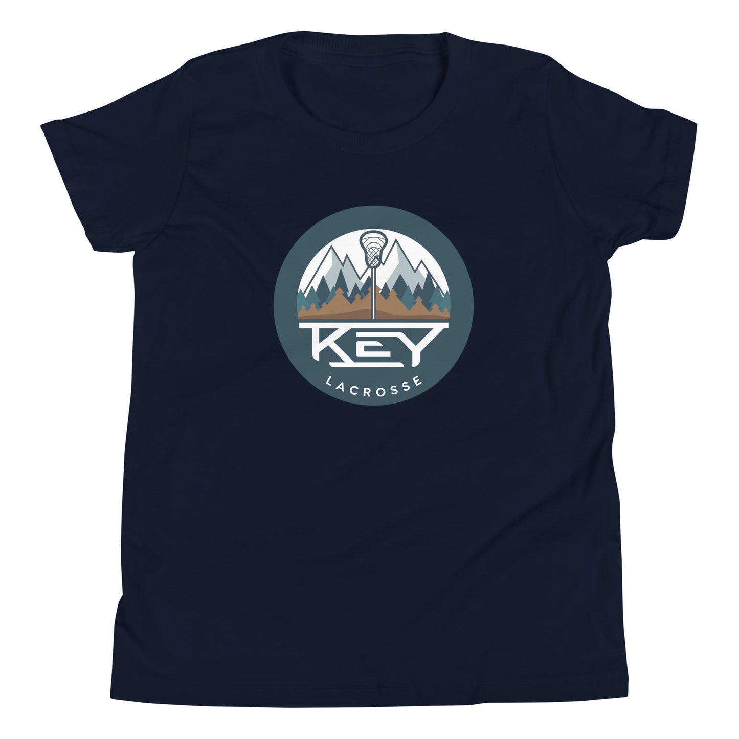 Youth Key Lacrosse Bella + Canvas T-shirt