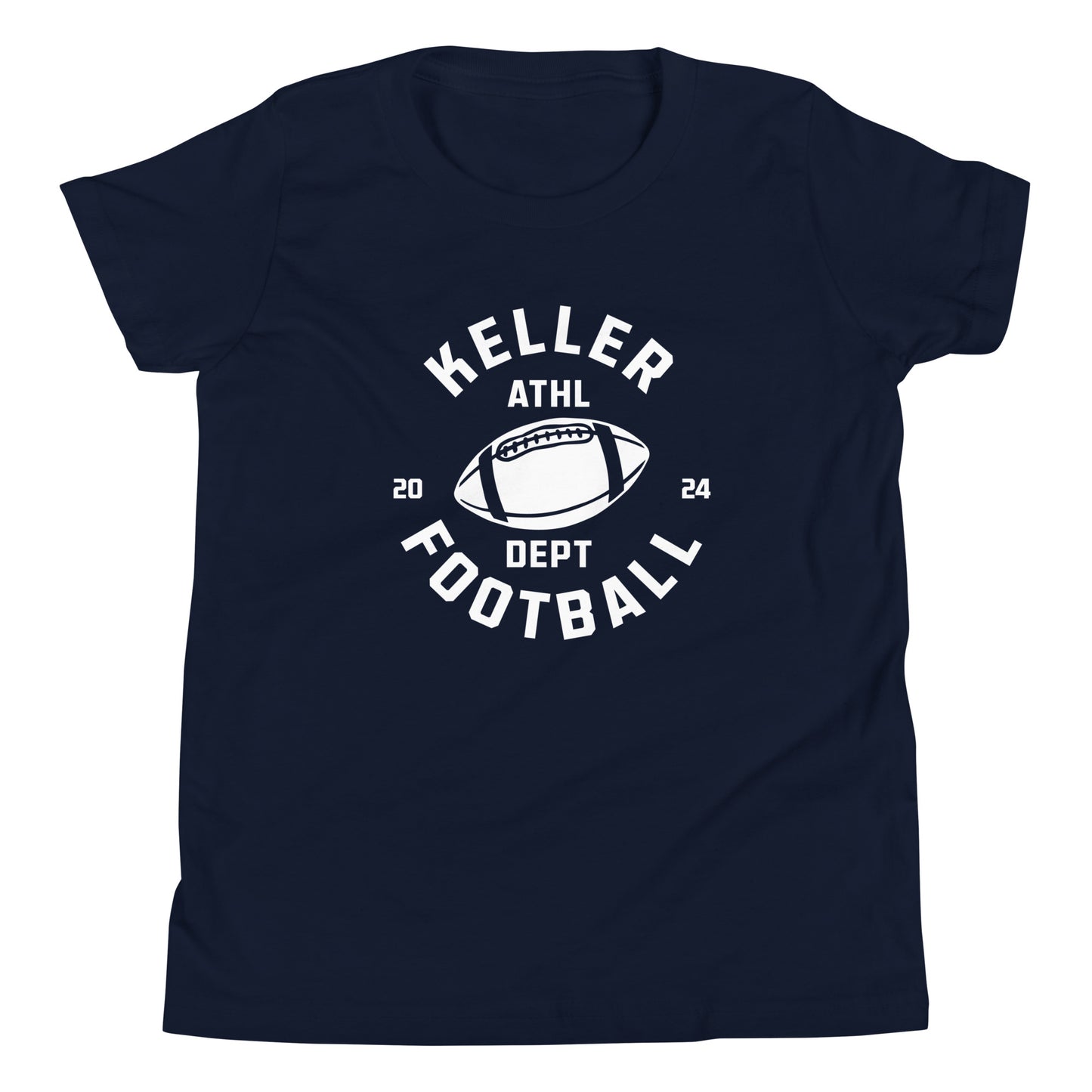 Youth Keller Football Bella + Canvas T-Shirt