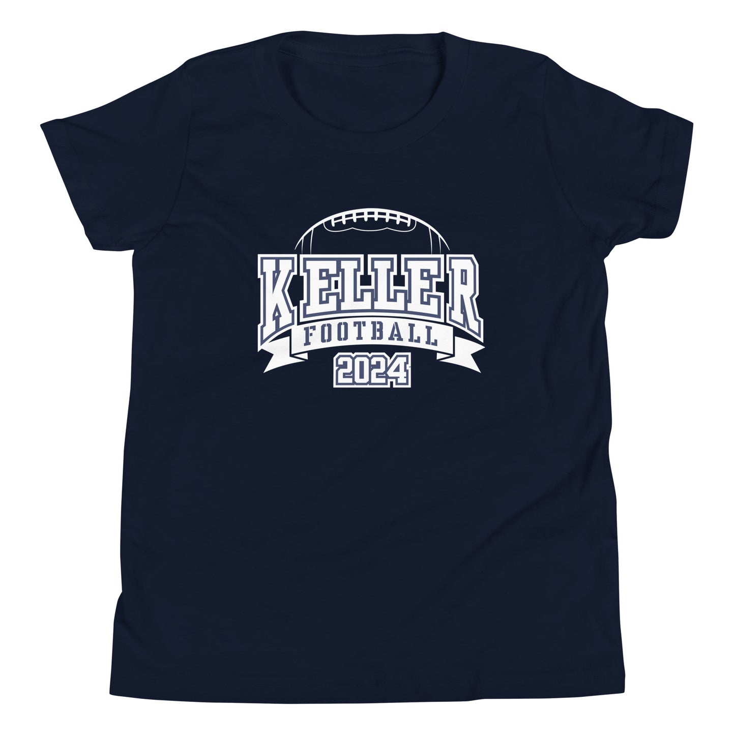 Youth Keller Football Bella + Canvas T-Shirt