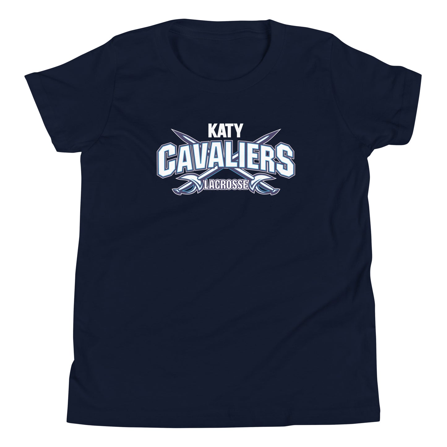 Youth Katy Cavaliers Lacrosse Bella + Canvas T-Shirt
