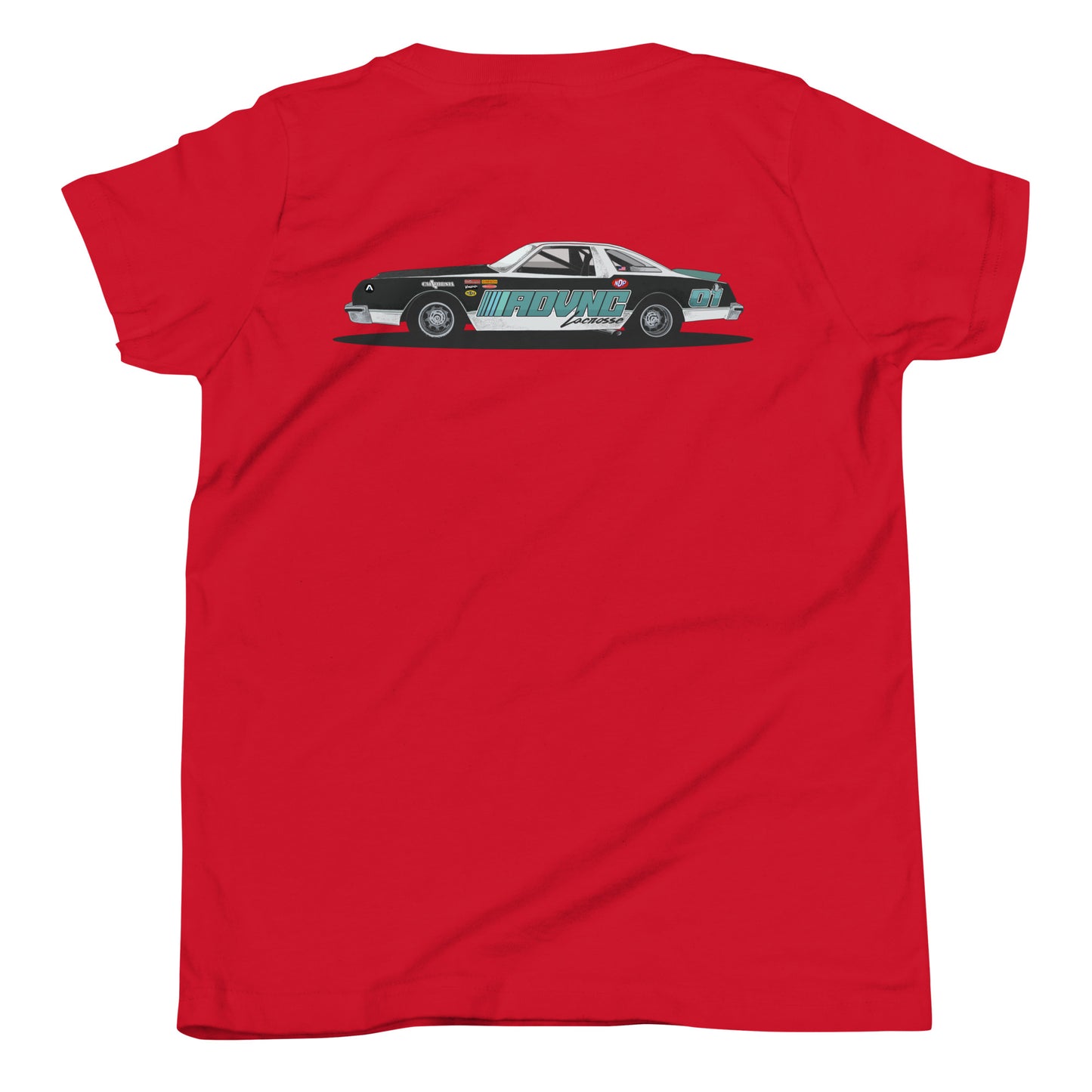 Youth ADVNC Lacrosse Bella + Canvas T-Shirt - Racecar