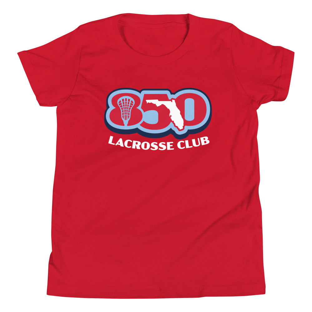 Youth 850 Lacrosse Bella + Canvas T-shirt