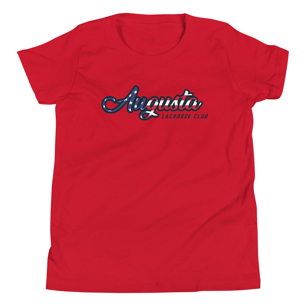 Youth Augusta Lacrosse  USA Bella + Canvas T-shirt