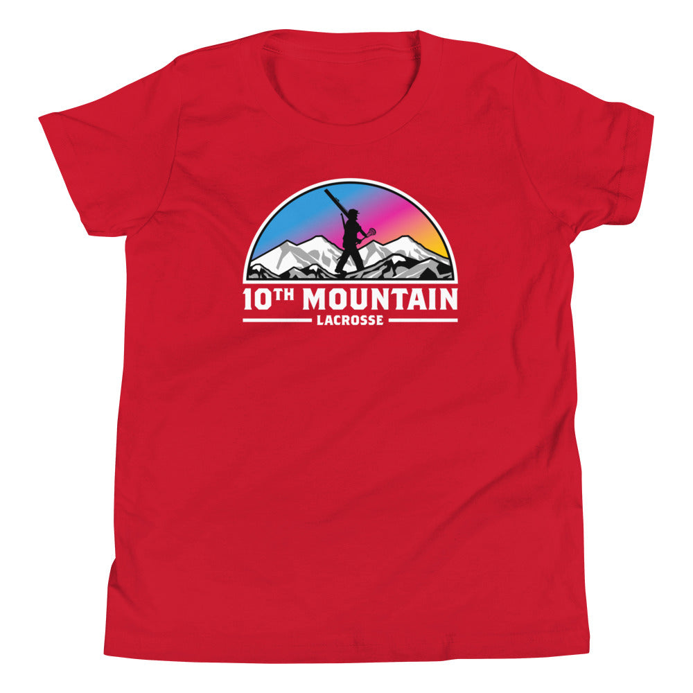 Youth 10th Mountain Lacrosse Bella + Canvas T-Shirt