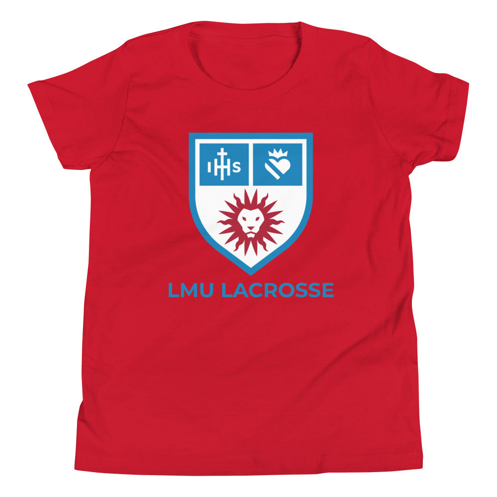 Youth LMU Lacrosse Bella + Canvas T-shirt
