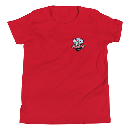 Youth Seattle Props Lacrosse Bella + Canvas T-Shirt