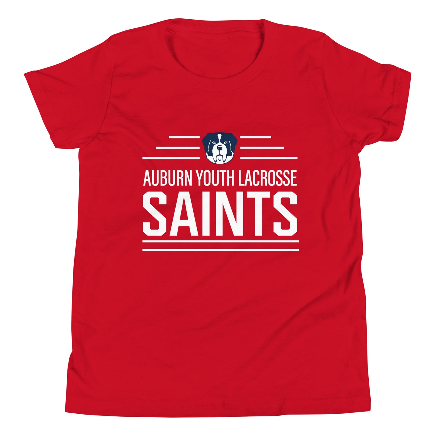 Youth Auburn Lacrosse Bella + Canvas T-shirt