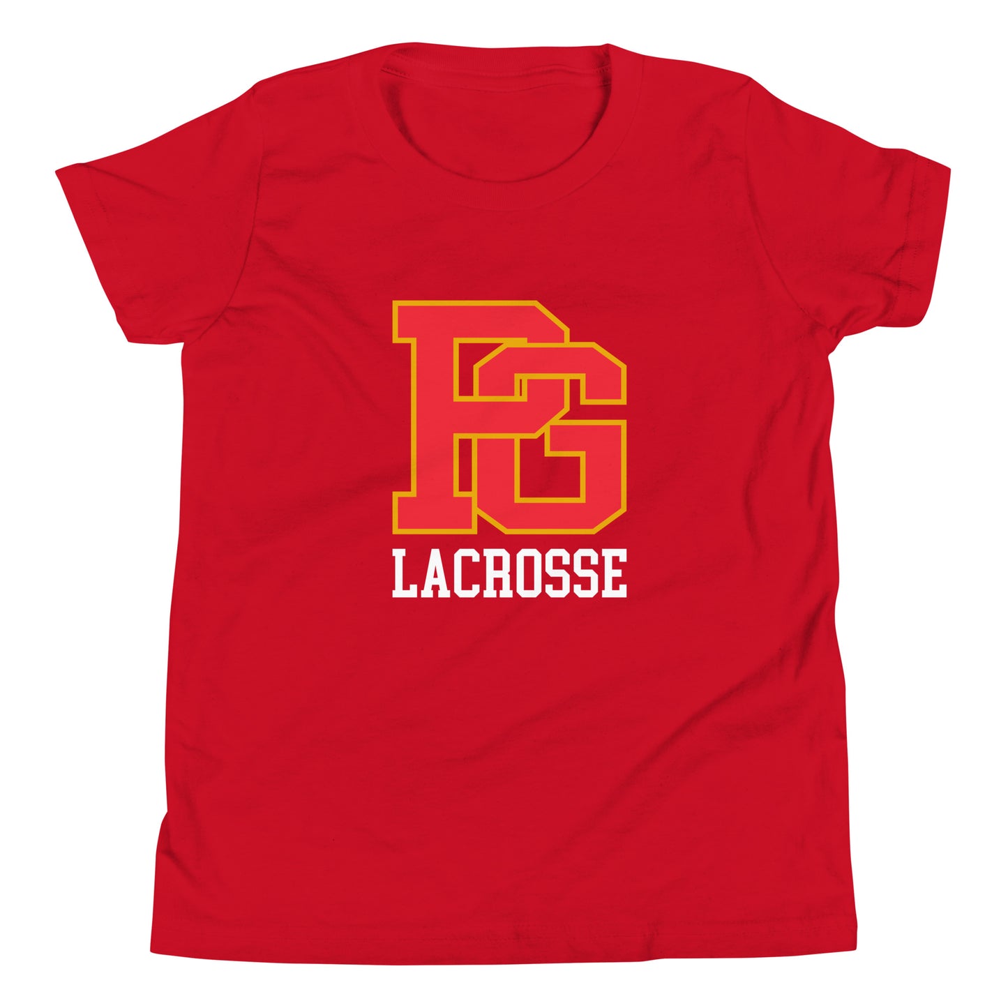 Youth Pacific Grove High School Men's Lacrosse Bella + Canvas T-shirt
