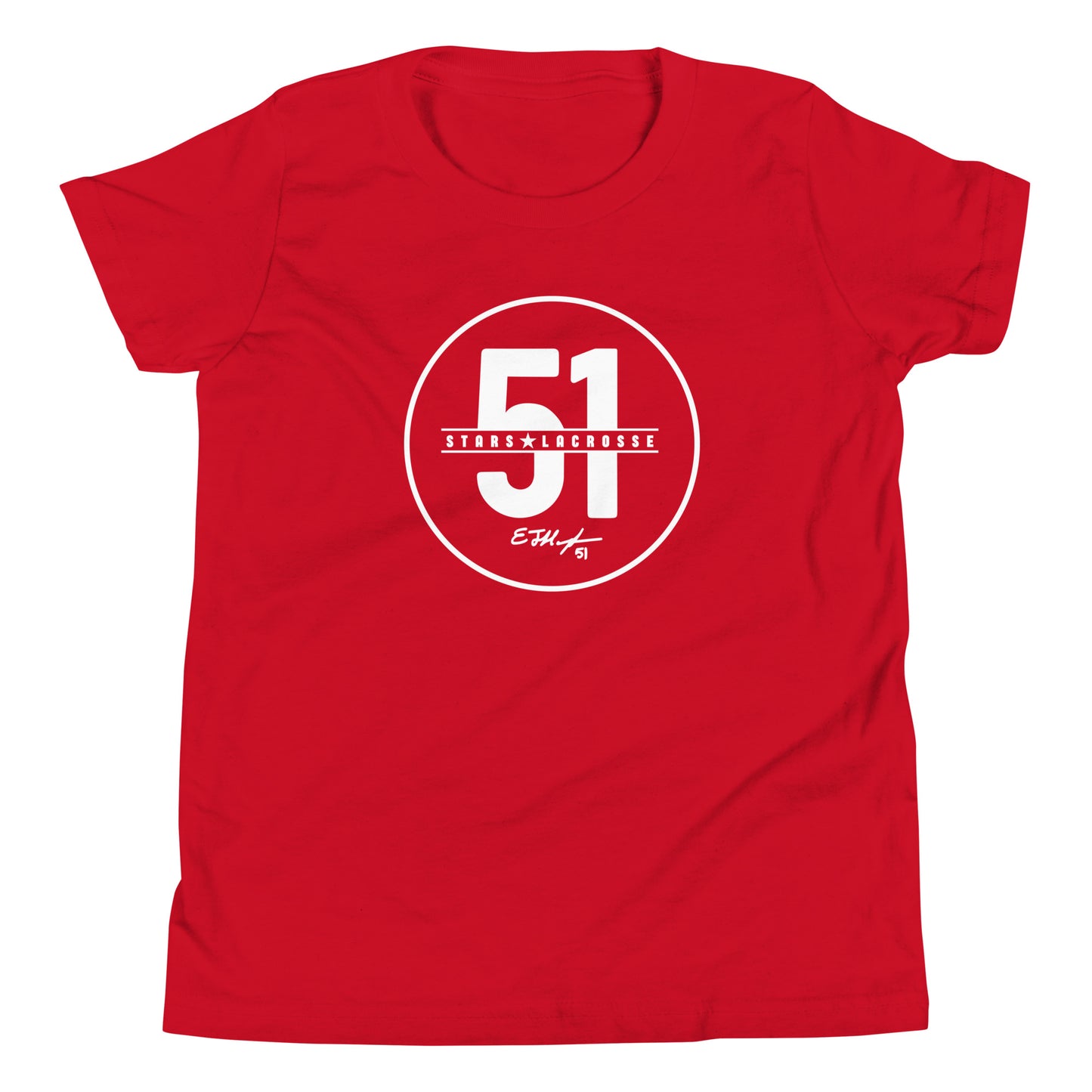 Youth 51 Stars Lacrosse Bella + Canvas T-shirt