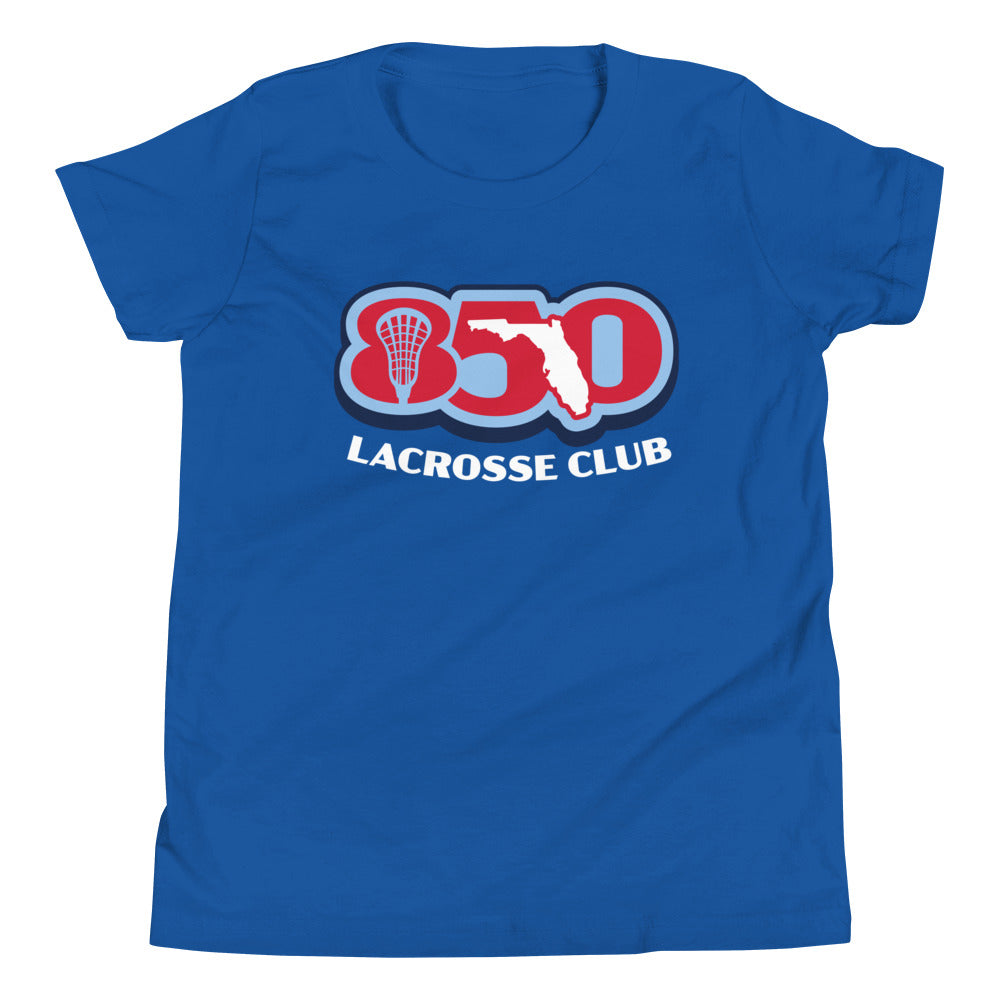 Youth 850 Lacrosse Bella + Canvas T-shirt