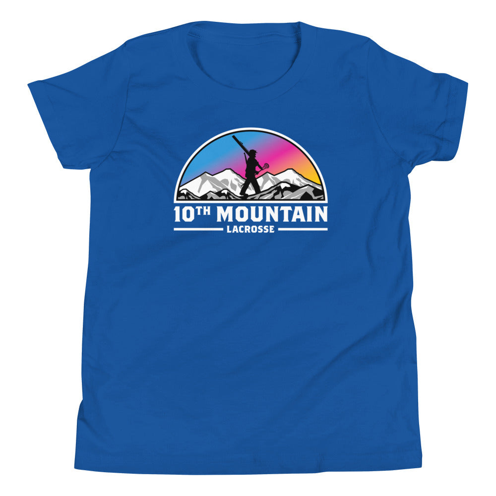 Youth 10th Mountain Lacrosse Bella + Canvas T-Shirt