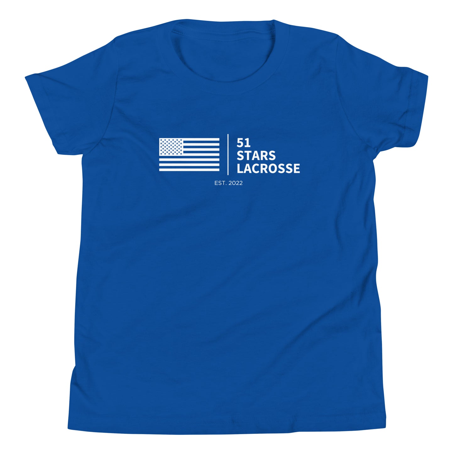 Youth 51 Stars Lacrosse Bella + Canvas T-shirt