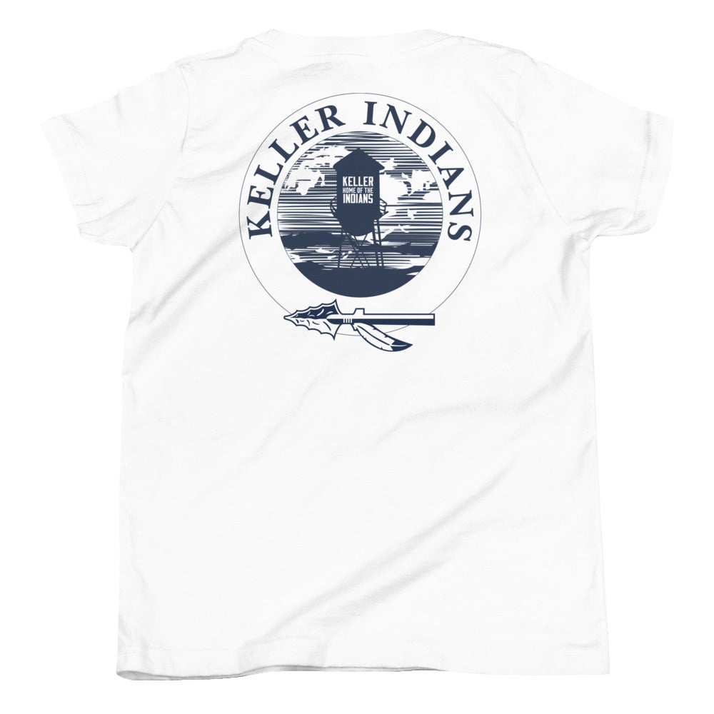 Youth Keller Football Bella + Canvas T-Shirt | Water Tower