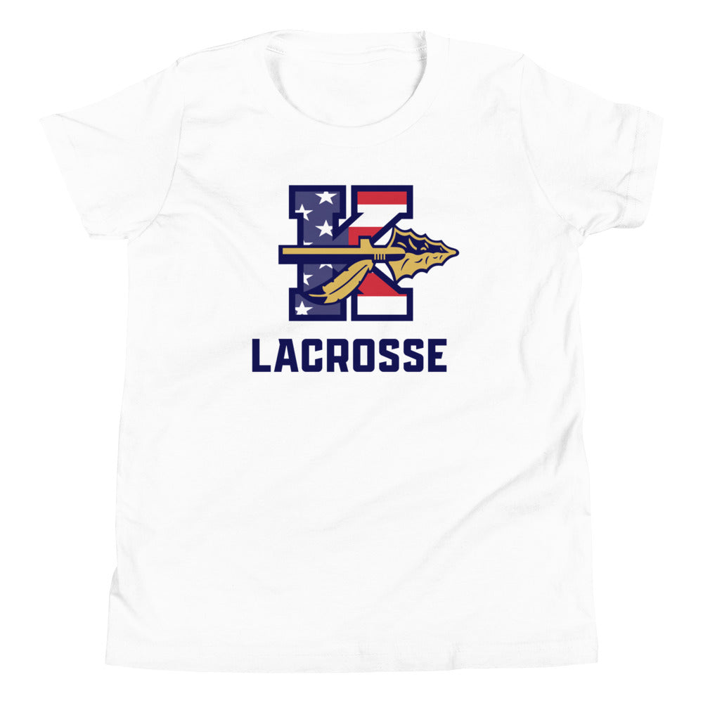Youth Keller Lacrosse USA Bella + Canvas T-shirt