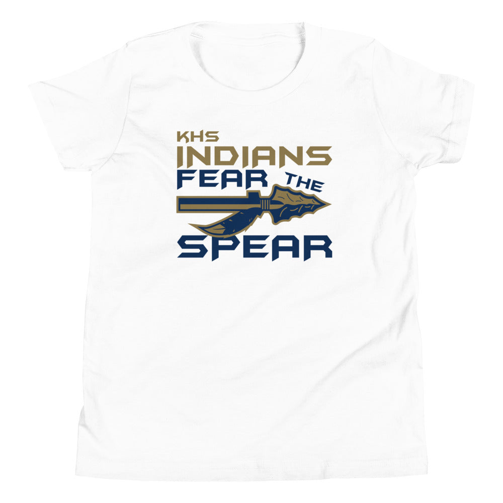 Youth Keller Football Bella + Canvas T-shirt