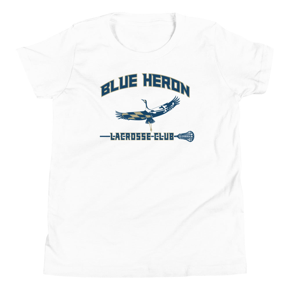 Youth Blue Heron Lacrosse Bella + Canvas T-Shirt