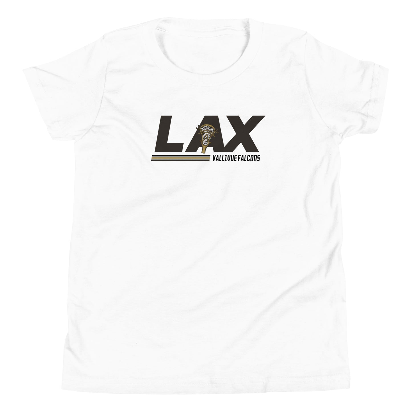 Youth Vallivue Lacrosse Bella + Canvas T-Shirt