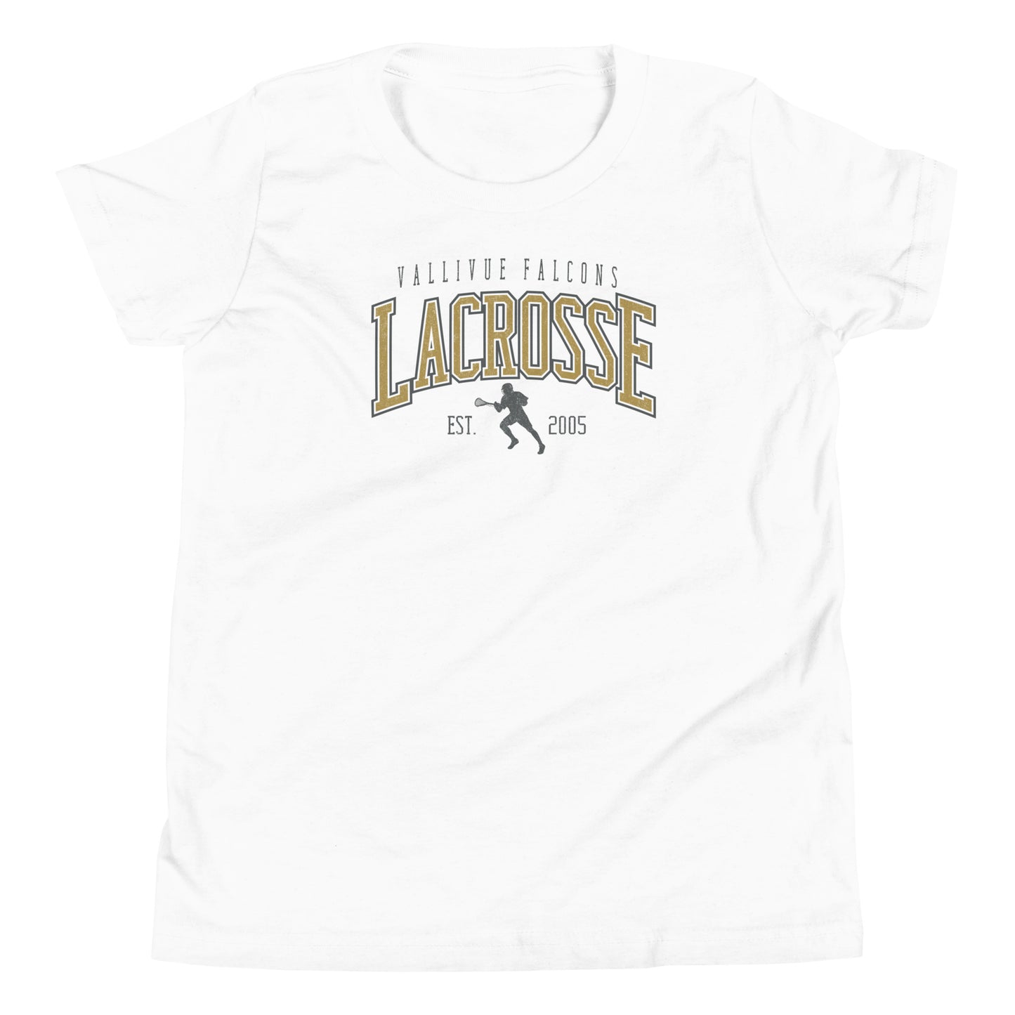 Youth Vallivue Lacrosse Bella + Canvas T-shirt