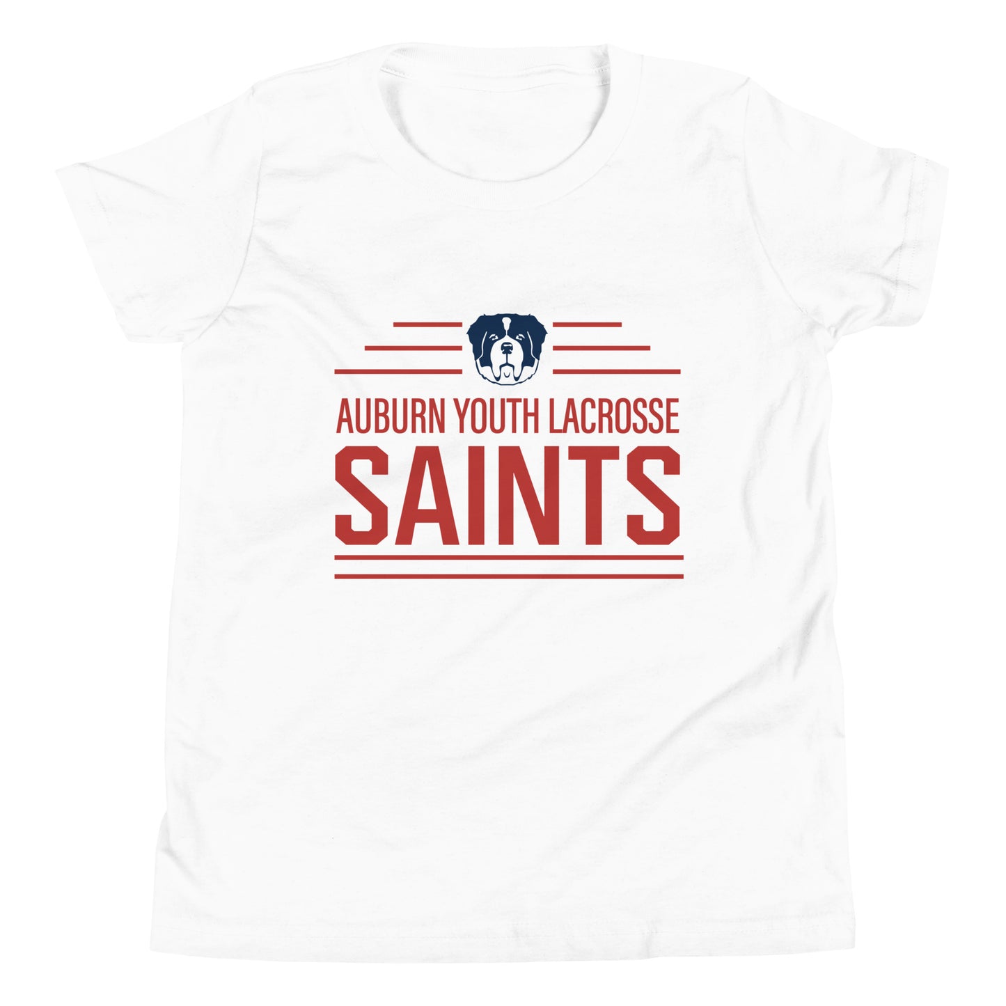 Youth Auburn Lacrosse Bella + Canvas T-shirt