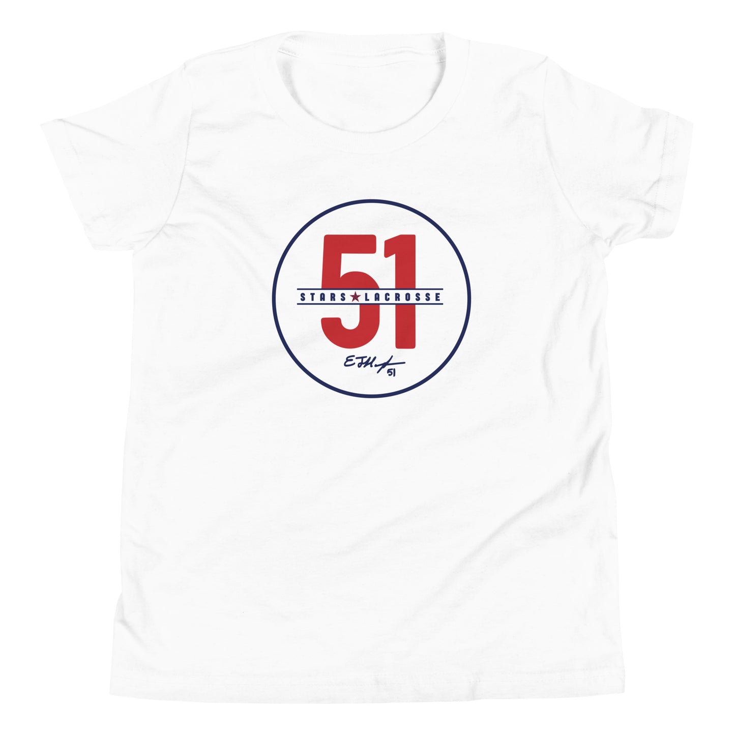 Youth 51 Stars Lacrosse Bella + Canvas T-shirt