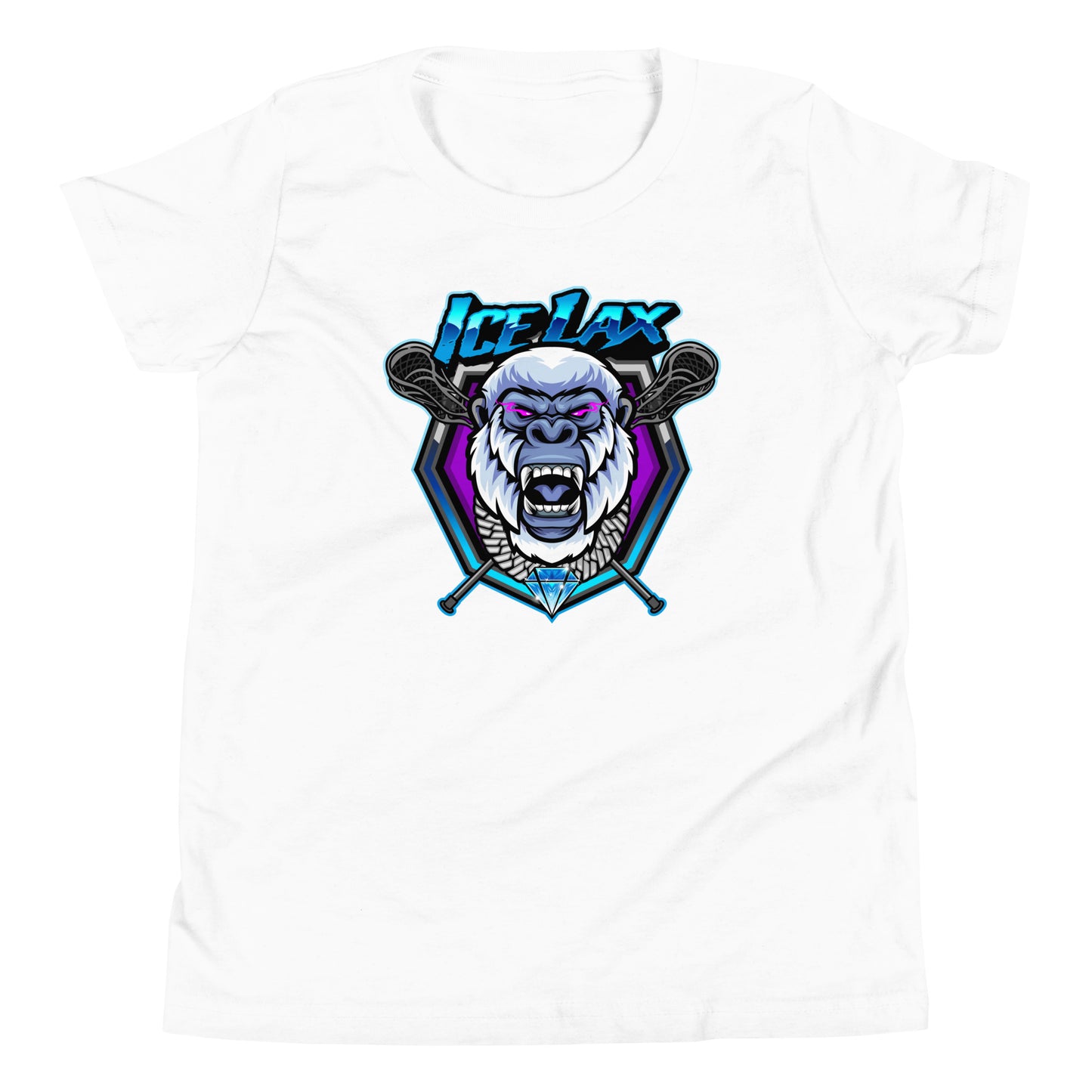 Youth ICE LAX Bella + Canvas T-shirt