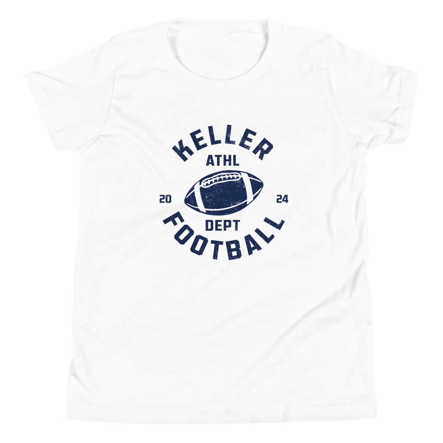 Youth Keller Football Bella + Canvas T-Shirt