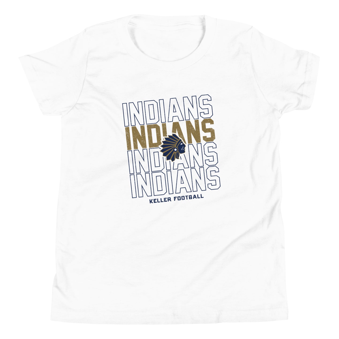 Youth Keller Football Bella + Canvas T-Shirt