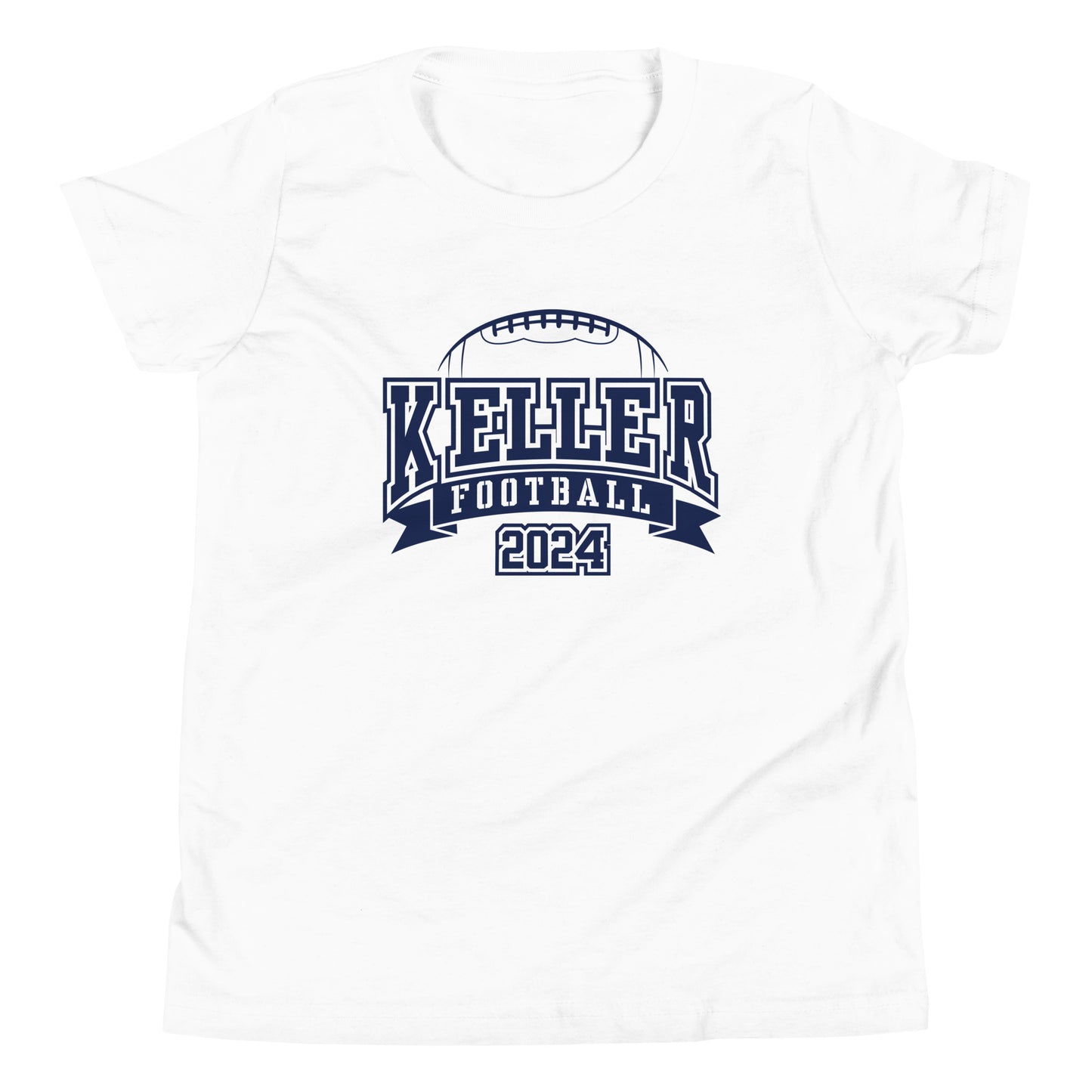 Youth Keller Football Bella + Canvas T-Shirt