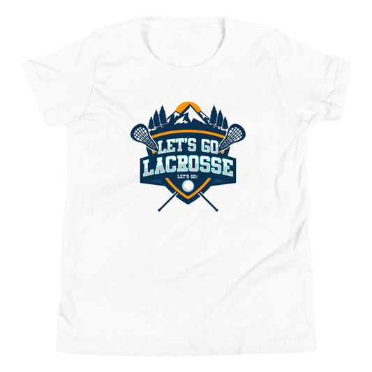 Youth Let's Go Lacrosse Bella + Canvas T-shirt