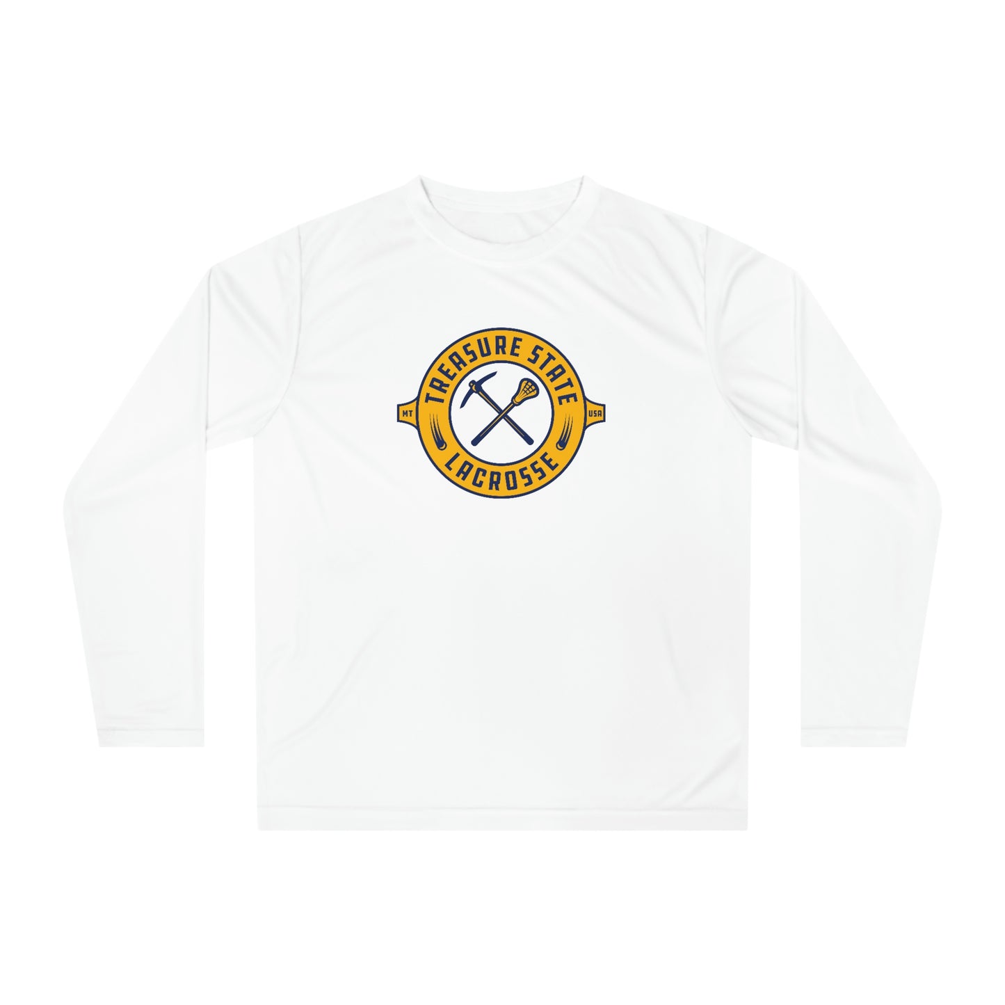Adult Treasure State Lacrosse 365 Performance Long Sleeve Shirt