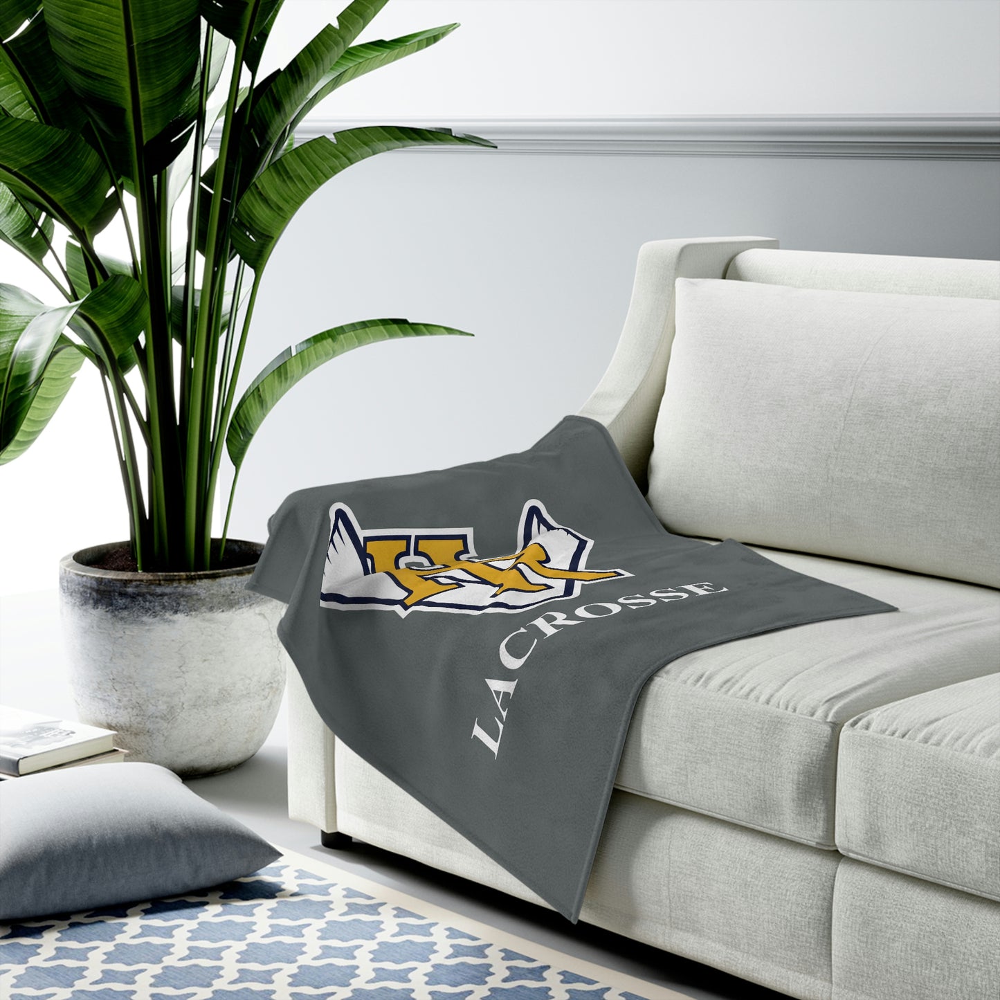 HRV Lacrosse Velveteen Plush Blanket