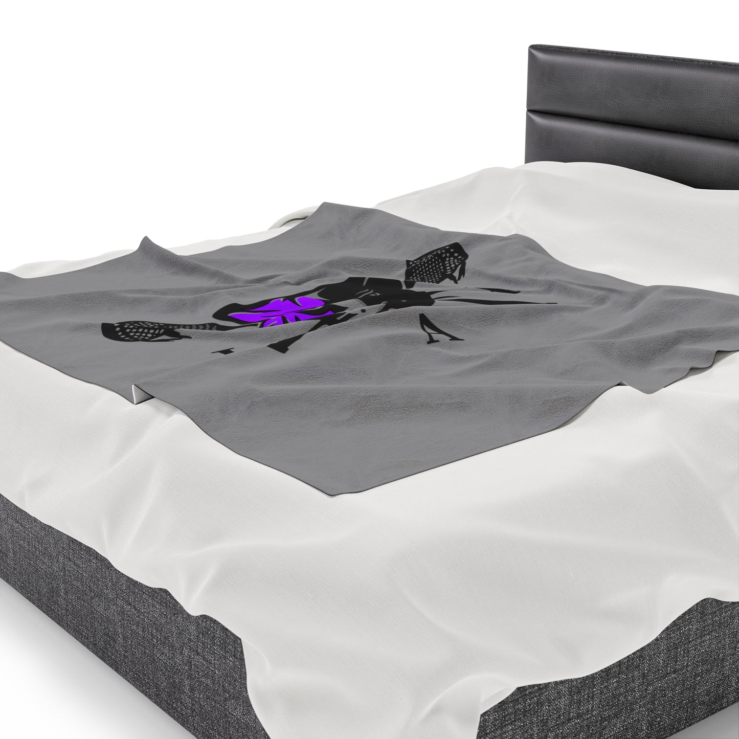 LaxCats Velveteen Plush Blanket