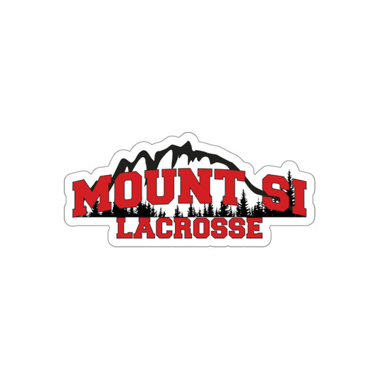 Mount Si Lacrosse Die-Cut Stickers